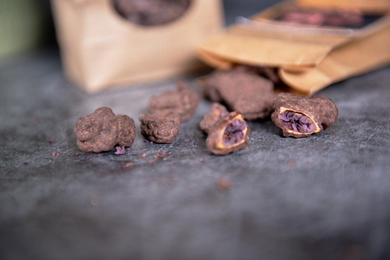 QUEEN BEANS Cacao°Bohnen mit Schokolade – Bild 5