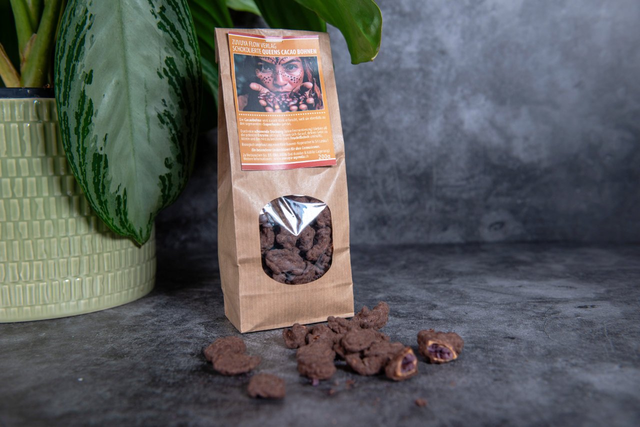 QUEEN BEANS Cacao°Bohnen mit Schokolade – Bild 4