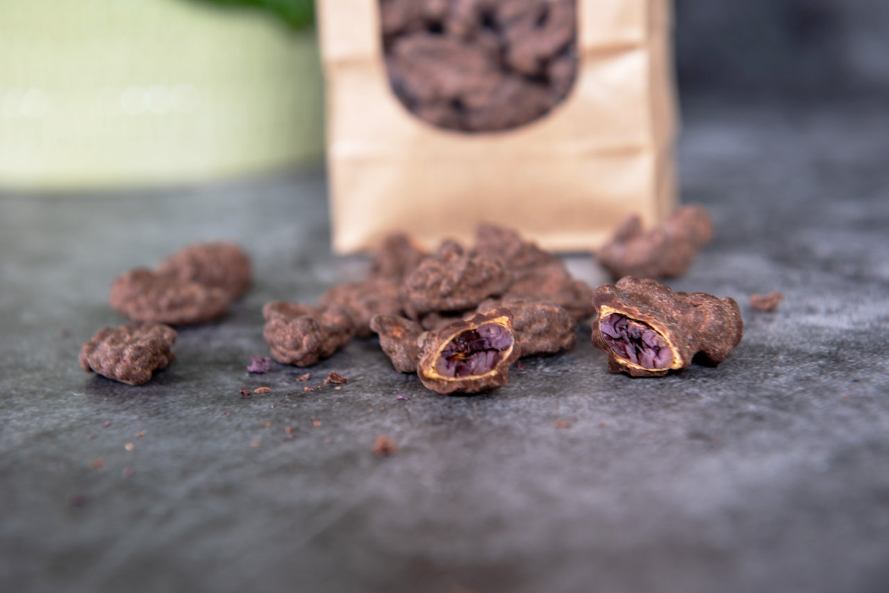 QUEEN BEANS Cacao°Bohnen mit Schokolade – Bild 3