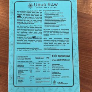 Alternative view of Ceremonial Cacao aus BALI - UBUD RAW